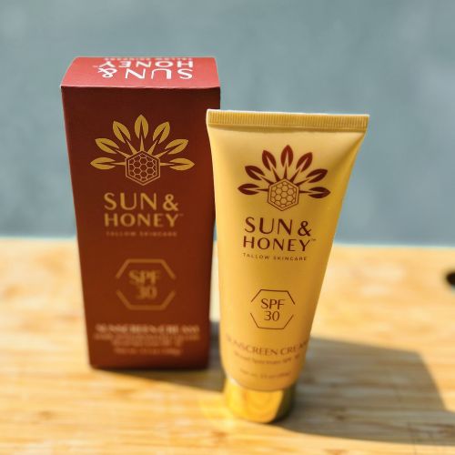 Sun and Honey Tallow Sunscreen - Non-toxic Sunscreen-TallowFaceCream