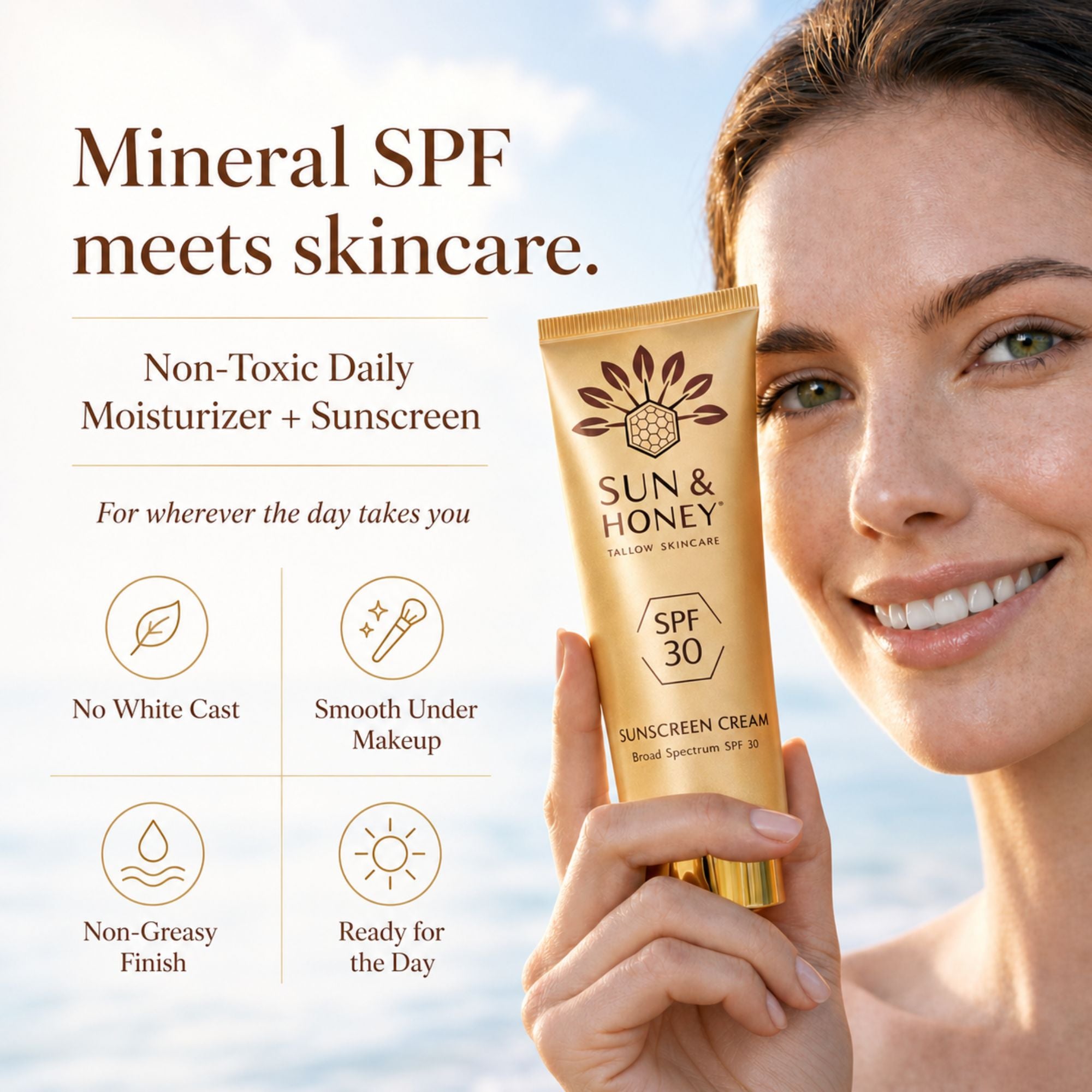 Tallow Sunscreen – Sun & Honey Tallow Skincare