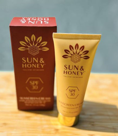 Sun and Honey Tallow Sunscreen - Non-toxic Sunscreen-TallowFaceCream
